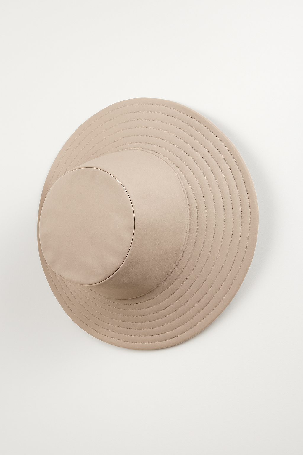 silk-lined bucket hat - wide brim