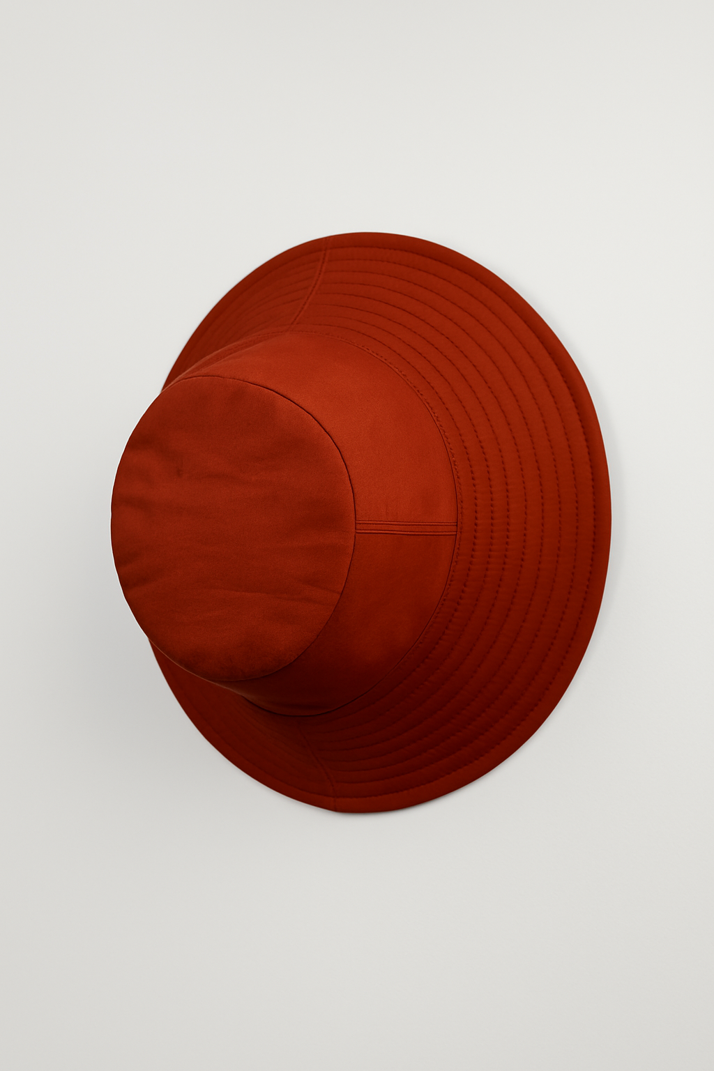 silk-lined bucket hat - wide brim