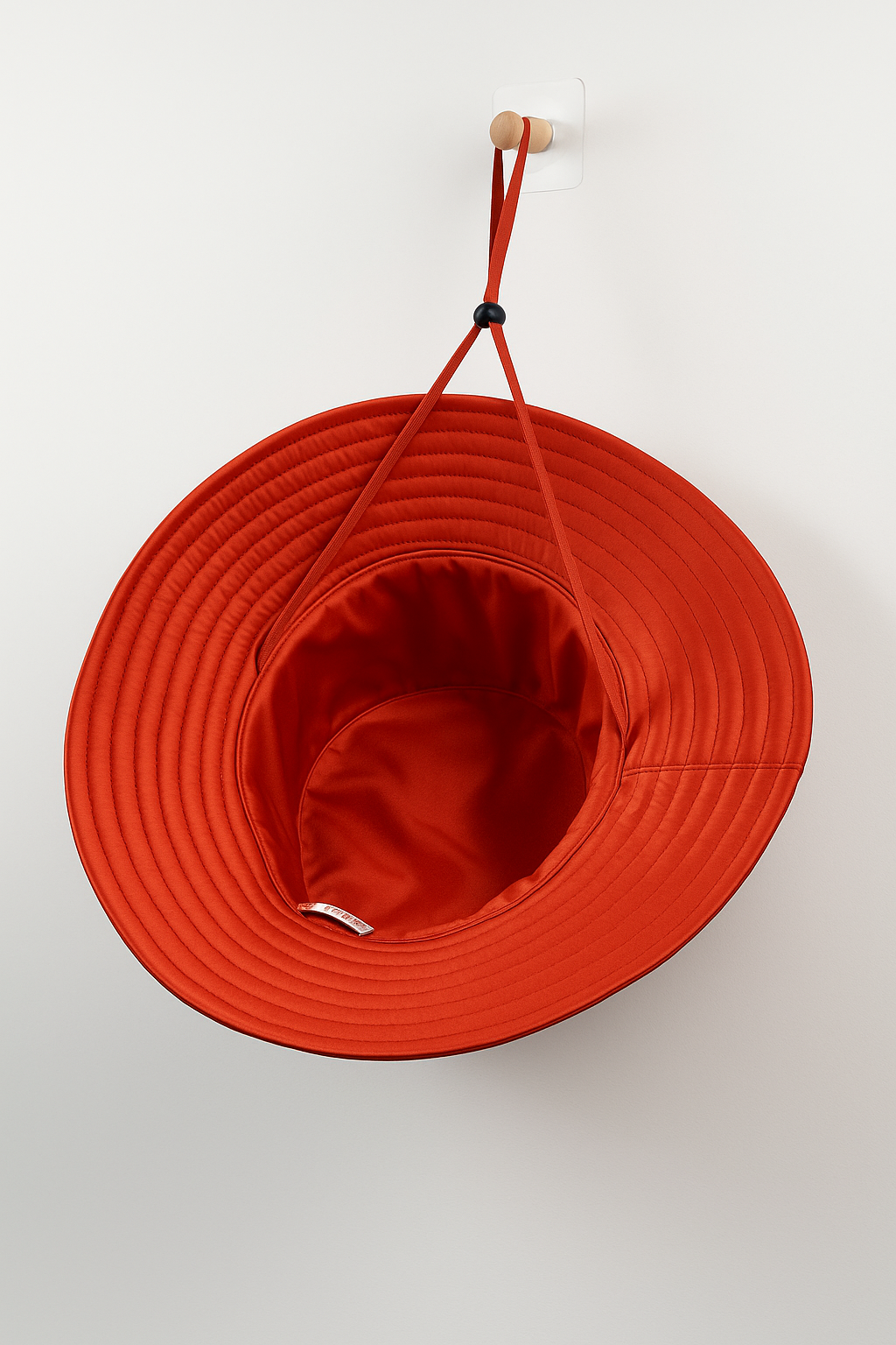silk-lined bucket hat - wide brim