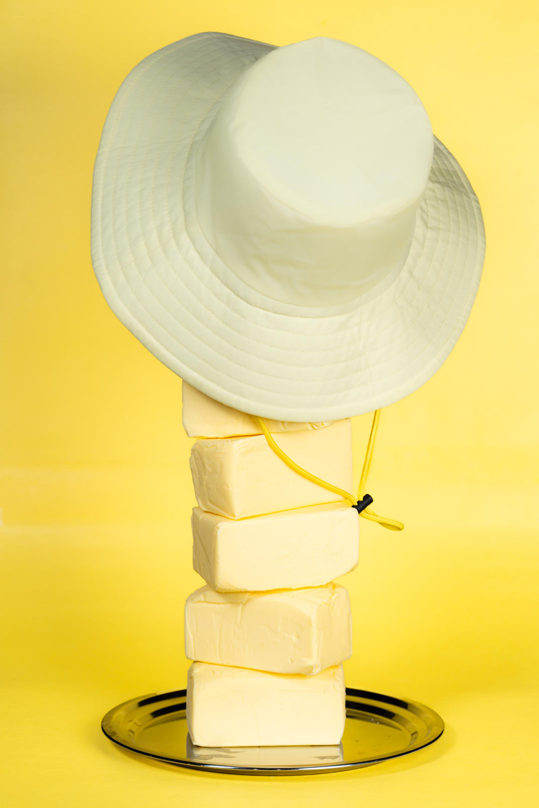 silk-lined bucket hat - wide brim