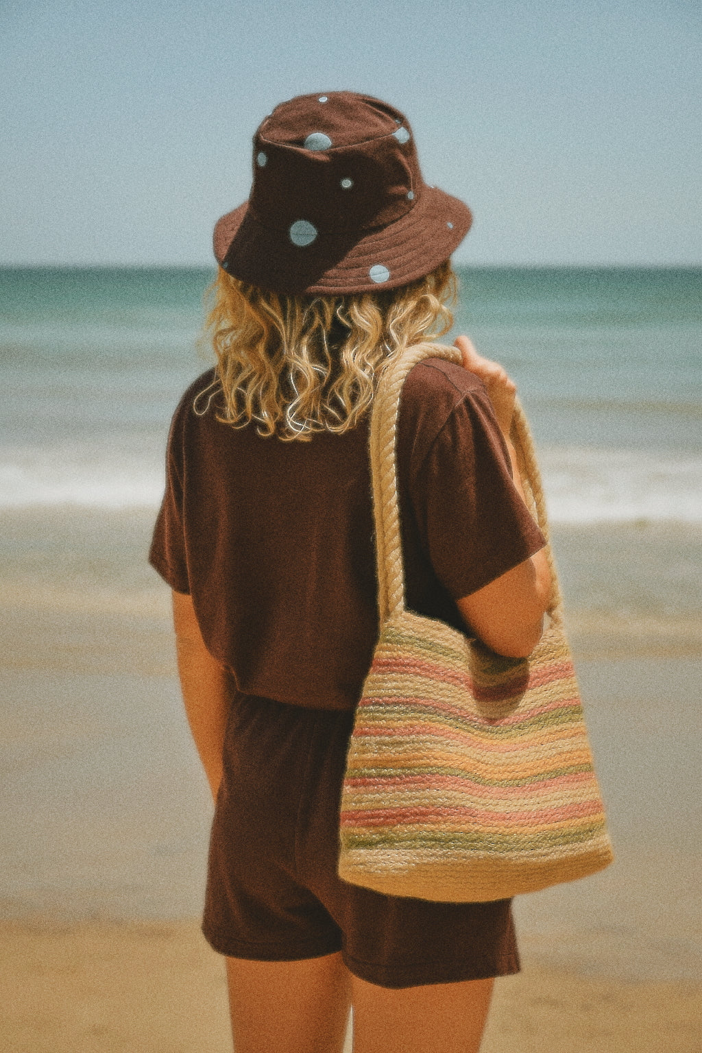 silk-lined bucket hat - wide brim