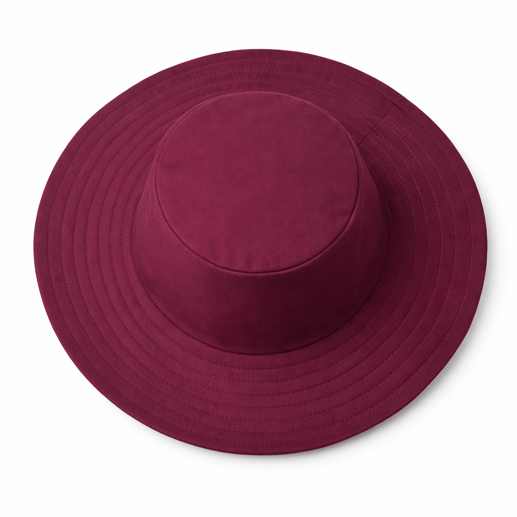 silk-lined bucket hat - wide brim