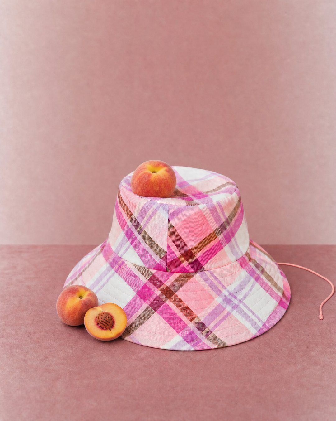 silk-lined bucket hat - wide brim
